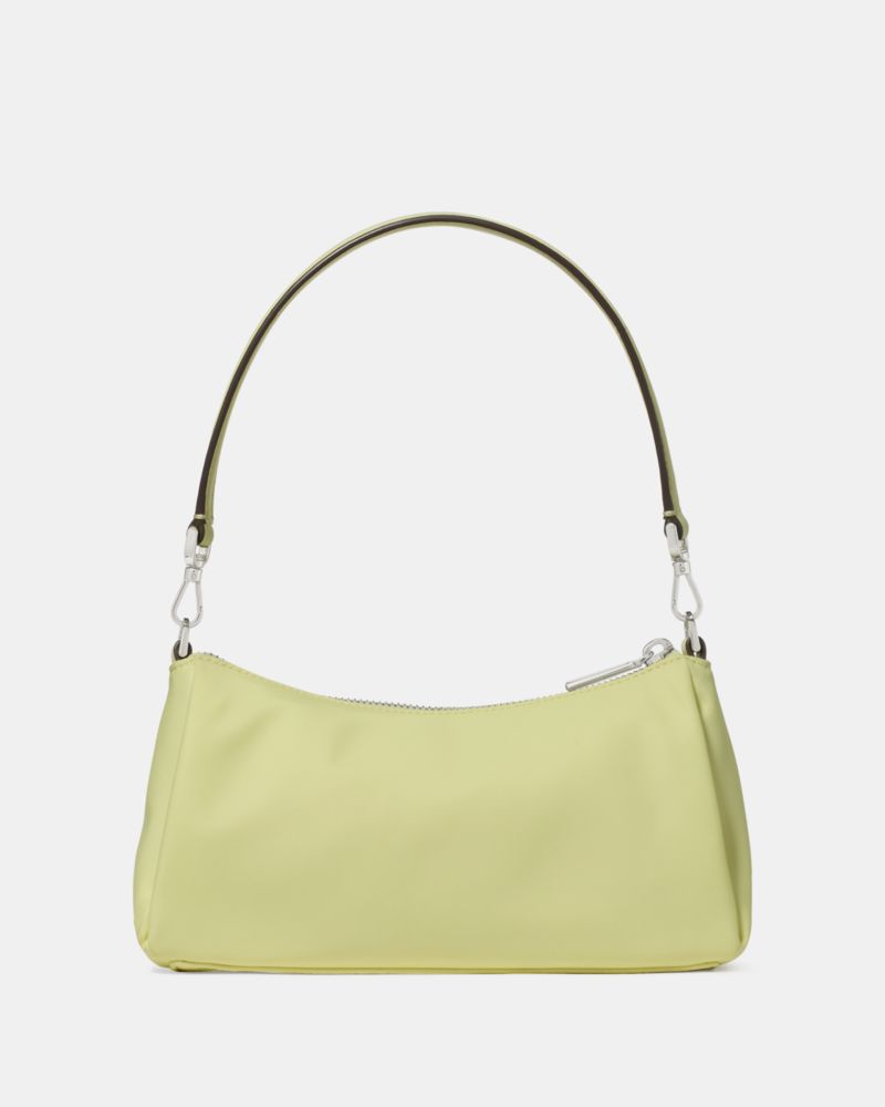 Kate Spade,Carter Ksnyl Cargo Crossbody Bag,Recycled Polyester,Polyester,Nylon,Shoulder Bag,Metal,Logo,Silver Metal,Casual,Green
