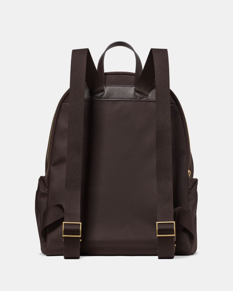 Kate Spade,Carter Ksnyl Cargo Large Backpack,Recycled Polyester,Nylon,Backpack,Metal,Logo,Sustainable,Casual,