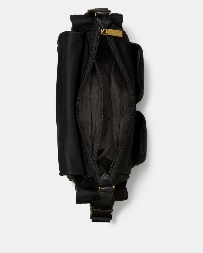 Kate Spade,カーター ナイロン メッセンジャー カーゴ クロスボディ,ショルダー・クロスボディ,ブラック