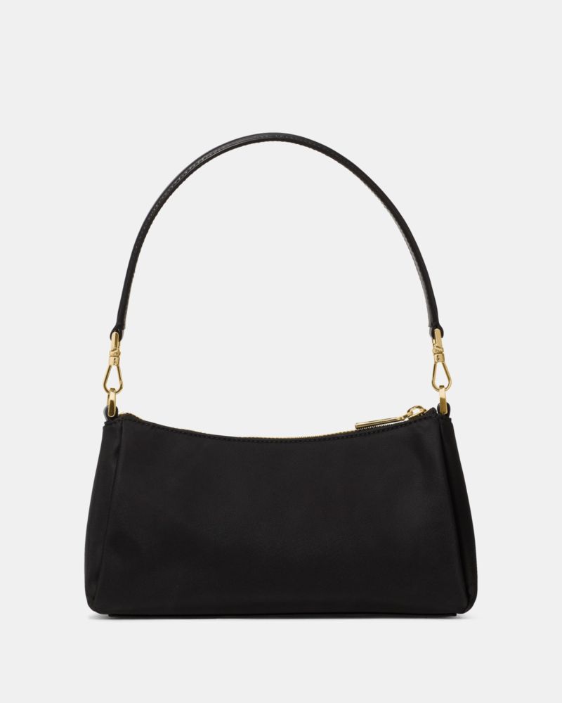 Kate Spade,Carter Ksnyl Cargo Crossbody Bag,Nylon,Shoulder Bag,Metal,Logo,Casual,Black