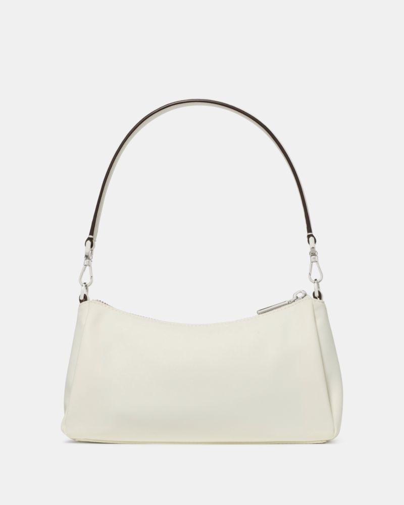 Kate Spade,Carter Ksnyl Cargo Crossbody Bag,Nylon,Shoulder Bag,Metal,Logo,Casual,White