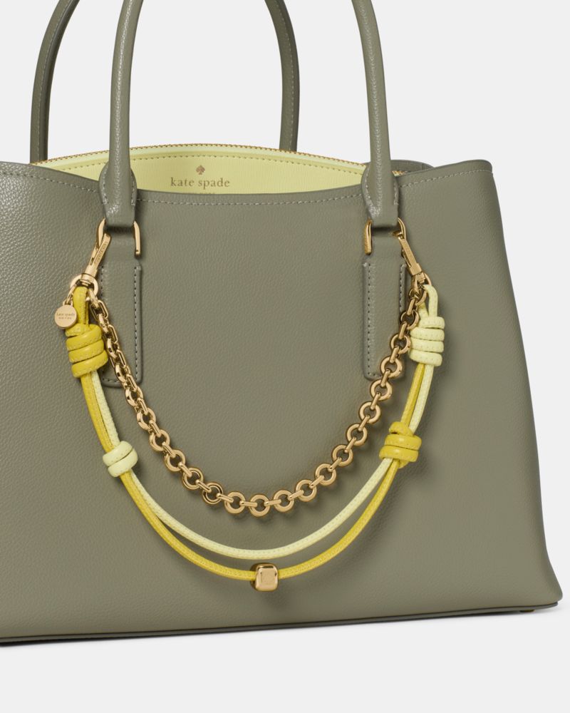 Kate Spade,Mixed Material Swag Chain,Yellow