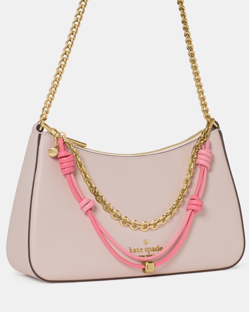 Kate Spade,Mixed Material Swag Chain,Pink