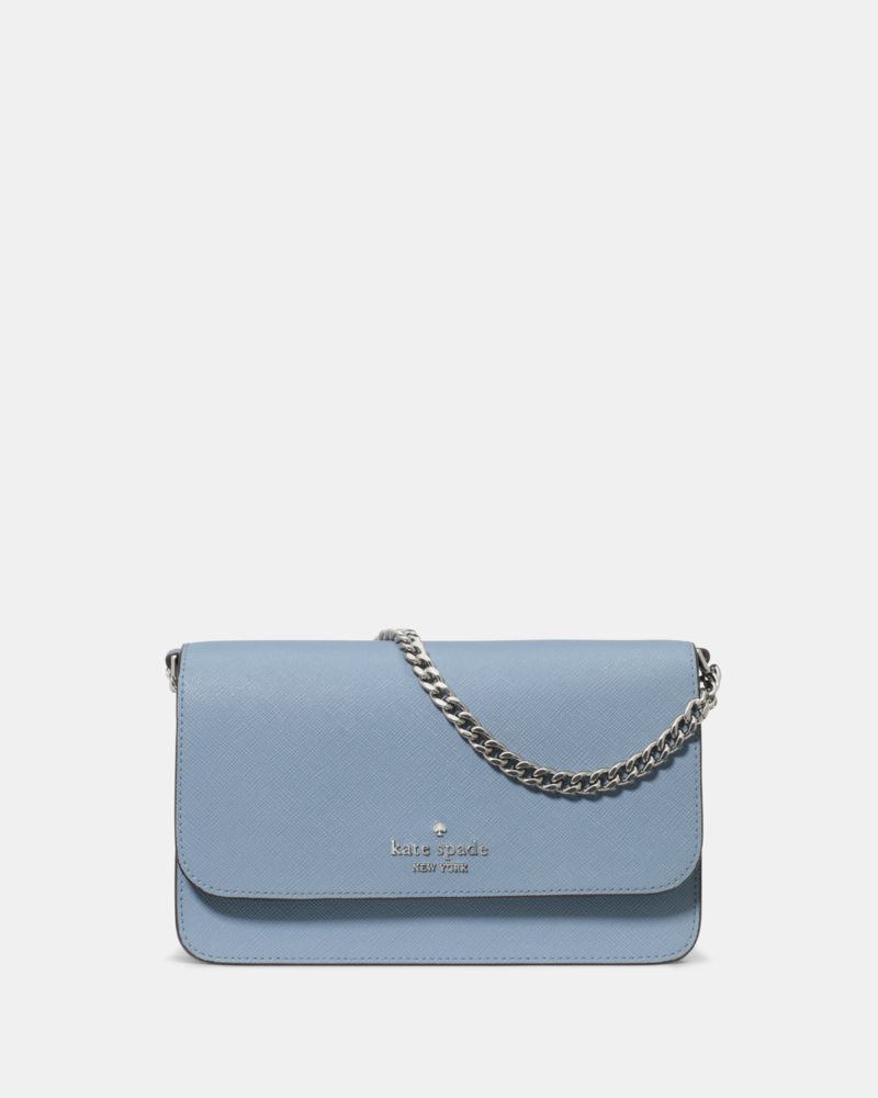 Kate Spade,Madison Willow Mini Crossbody Bag,Crossbody,PVC,Logo,Metal,Gold Metal,Day Party,Blue