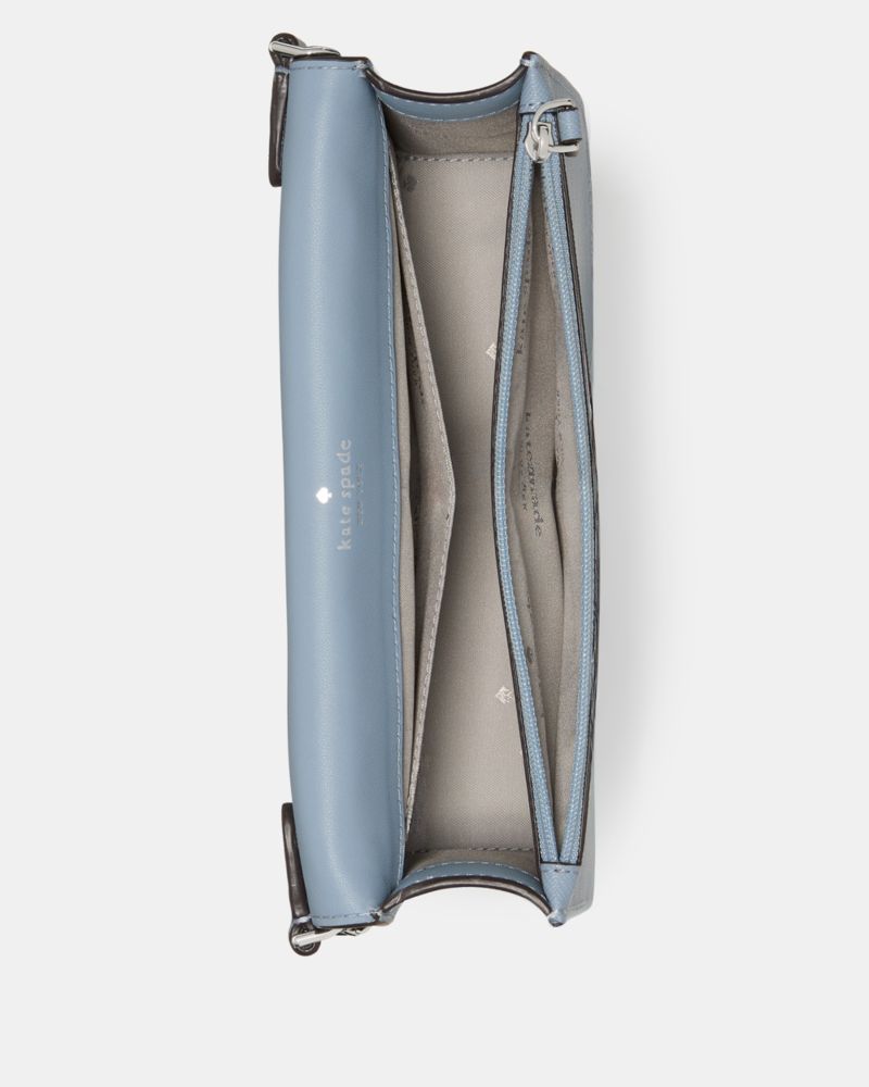 Kate Spade,Madison Willow Mini Crossbody Bag,Crossbody,PVC,Logo,Metal,Gold Metal,Day Party,Blue