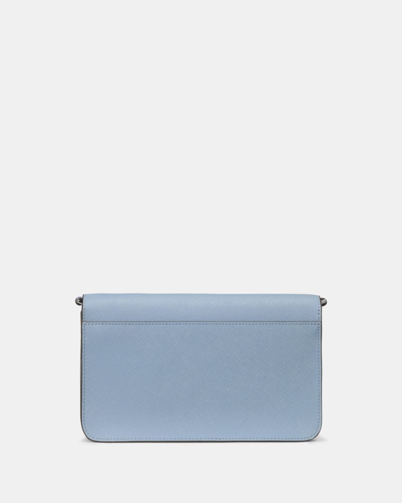 Kate Spade,Madison Willow Mini Crossbody Bag,Crossbody,PVC,Logo,Metal,Gold Metal,Day Party,Blue