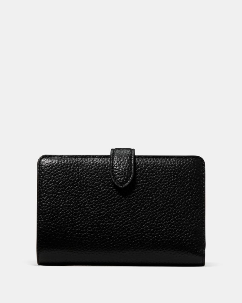 Kate Spade,Medium Bifold Wallet,Black