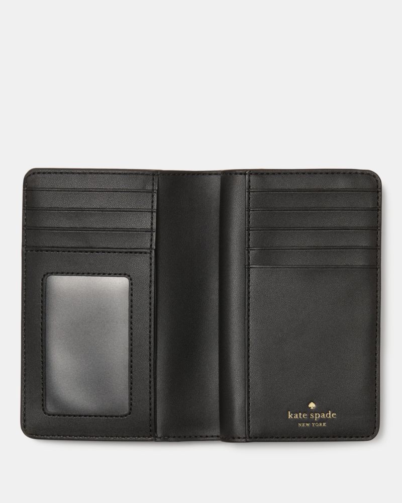 Kate Spade,Medium Bifold Wallet,Black