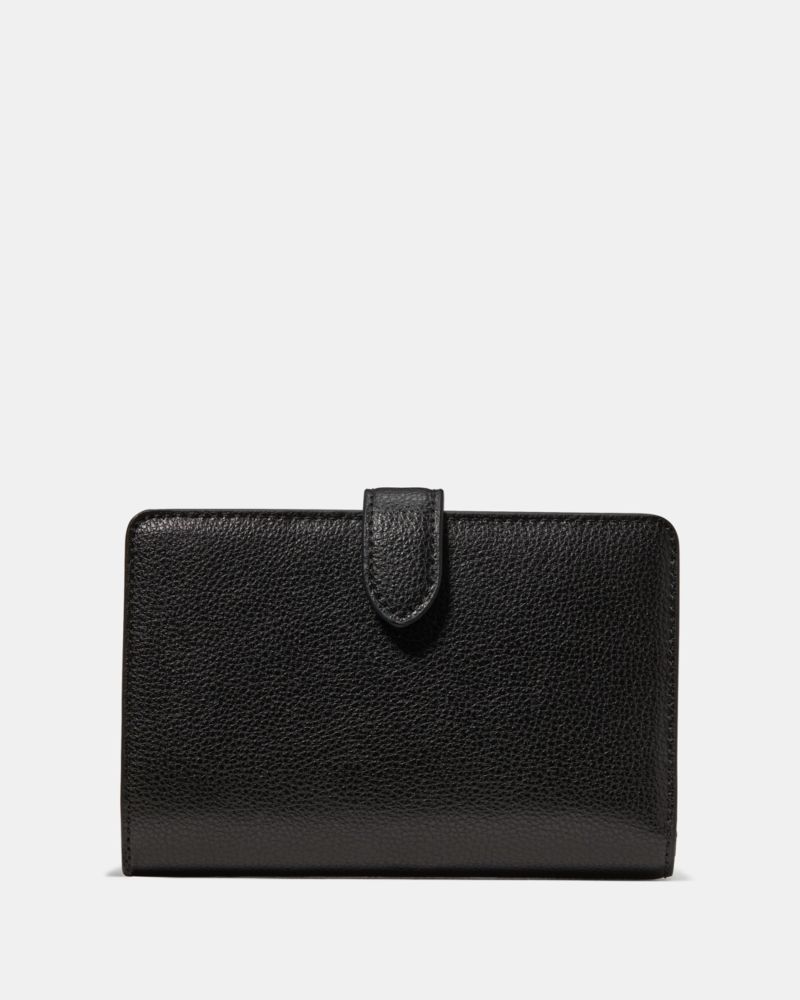 Kate Spade,Medium Bifold Wallet,Black