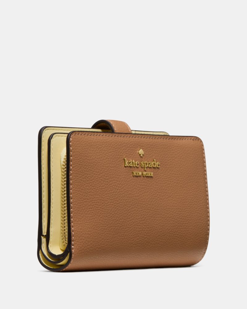 Kate Spade,ミディアム バイフォールド ウォレット,二つ折り・ミニ財布,タスカンブラウン