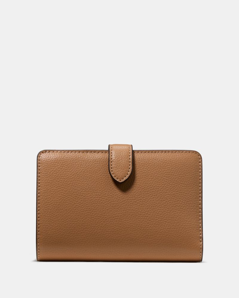 Kate Spade,ミディアム バイフォールド ウォレット,二つ折り・ミニ財布,タスカンブラウン