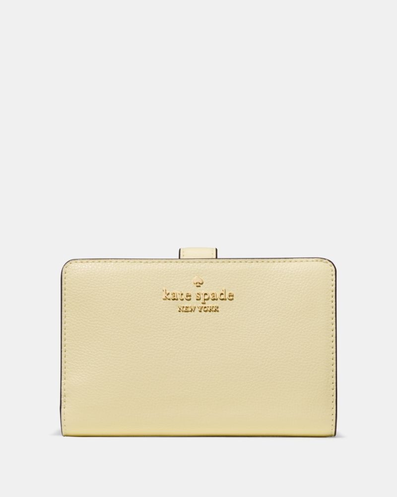 Kate Spade,Medium Bifold Wallet,Beige