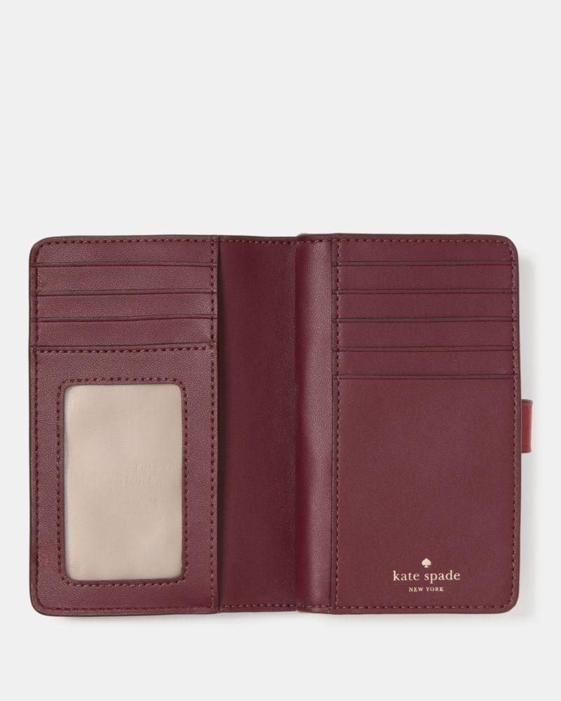 kate spade NEW YORK 二つ折り財布 ボルドー kate spade NEW YORK 二つ折り財布 ボルドー kate spade NEW YORK