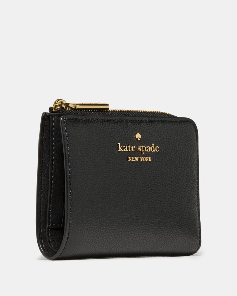 Kate Spade,スモール Lジップ ウォレット,二つ折り・ミニ財布,ブラック
