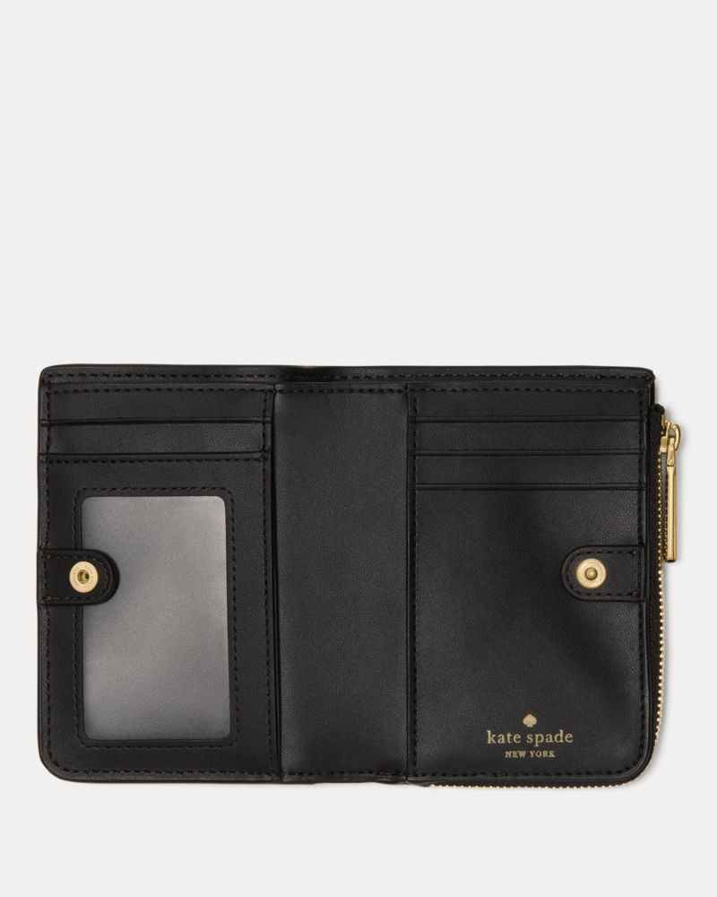Kate Spade,Small L-zip Wallet,Leather,Coin,Logo, Metal,RFID-Blocking,Casual, Mother's Day, Valentine's Day, Galentine's Da...,