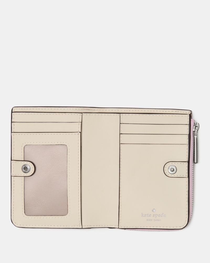 Kate Spade,Small L-zip Wallet,Leather,Coin,Logo, Metal,RFID-Blocking,Casual, Mother's Day, Valentine's Day, Galentine's Da...,