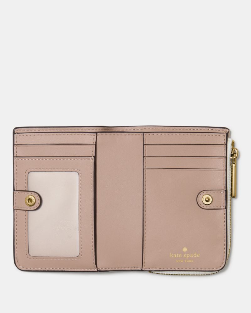 Kate Spade,Small L-Zip Wallet,White
