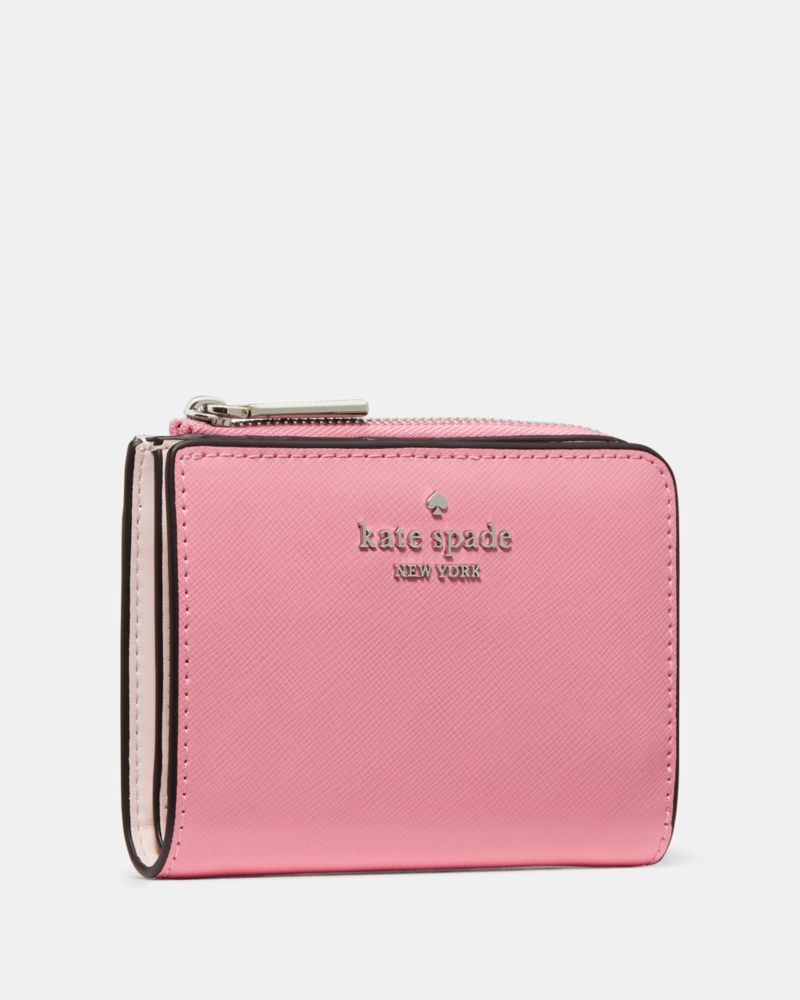Kate Spade,スモール Lジップ ウォレット,二つ折り・ミニ財布,グレープフルーツソーダ