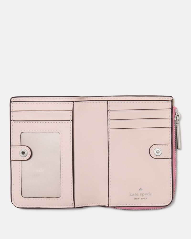 Kate Spade,スモール Lジップ ウォレット,二つ折り・ミニ財布,グレープフルーツソーダ
