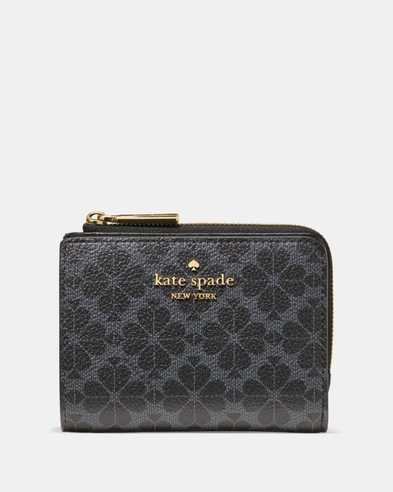 Kate Spade,Spade Flower Small L-zip Wallet,