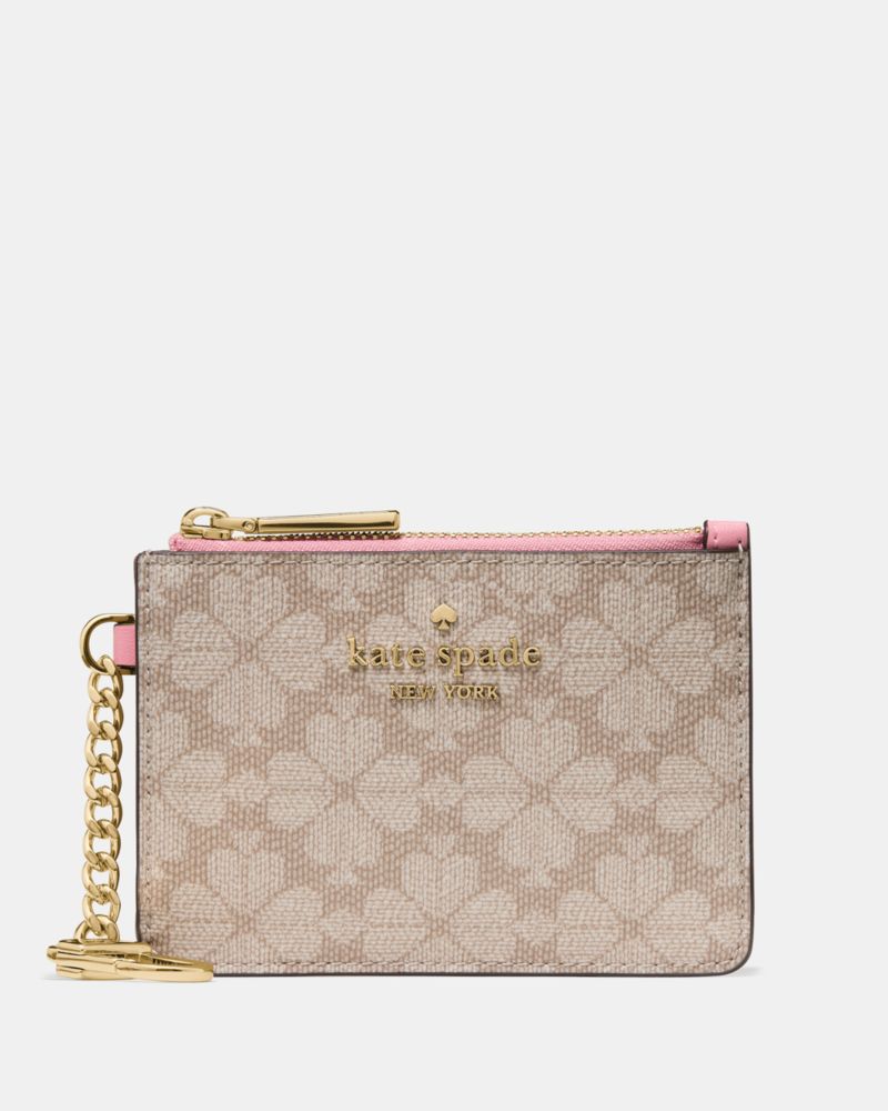 Kate Spade,Spade Flower Key Ring Card Holder,