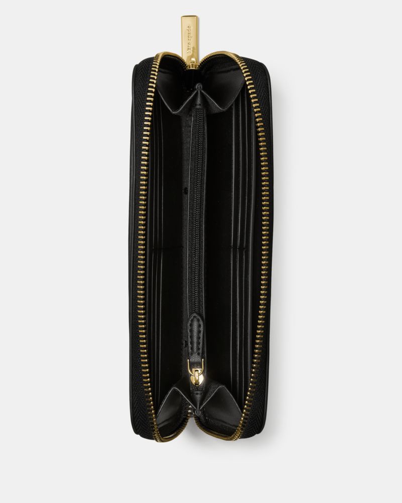 Kate Spade,Large Continental Wallet,Black