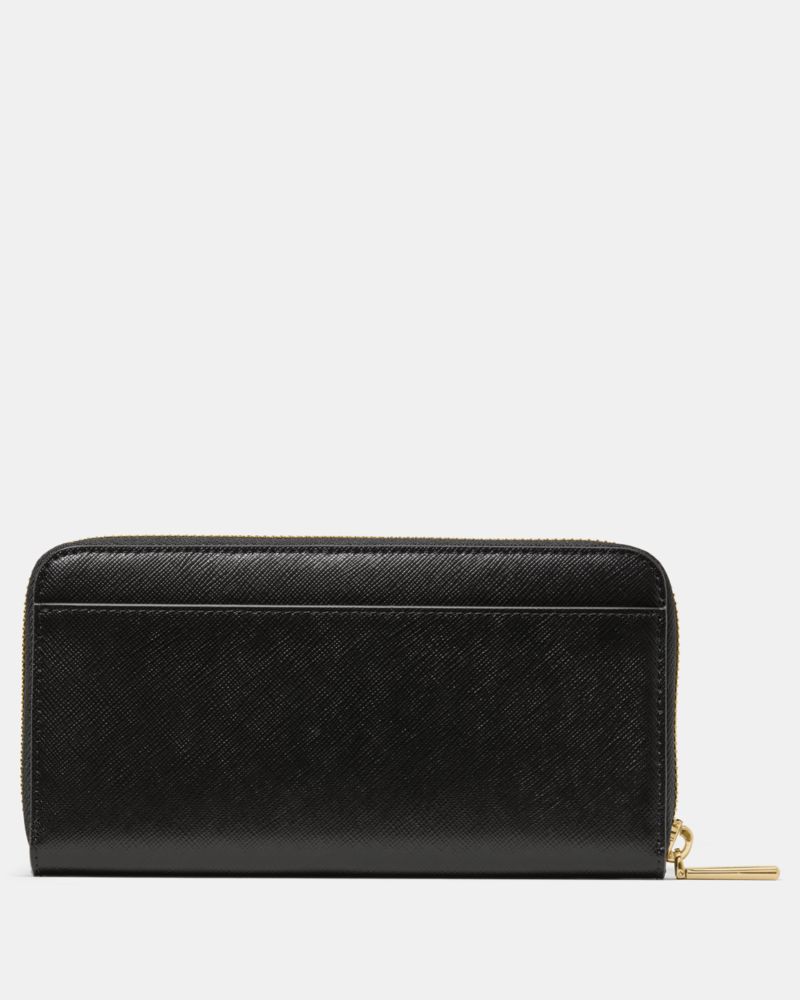 Kate Spade,Large Continental Wallet,Black