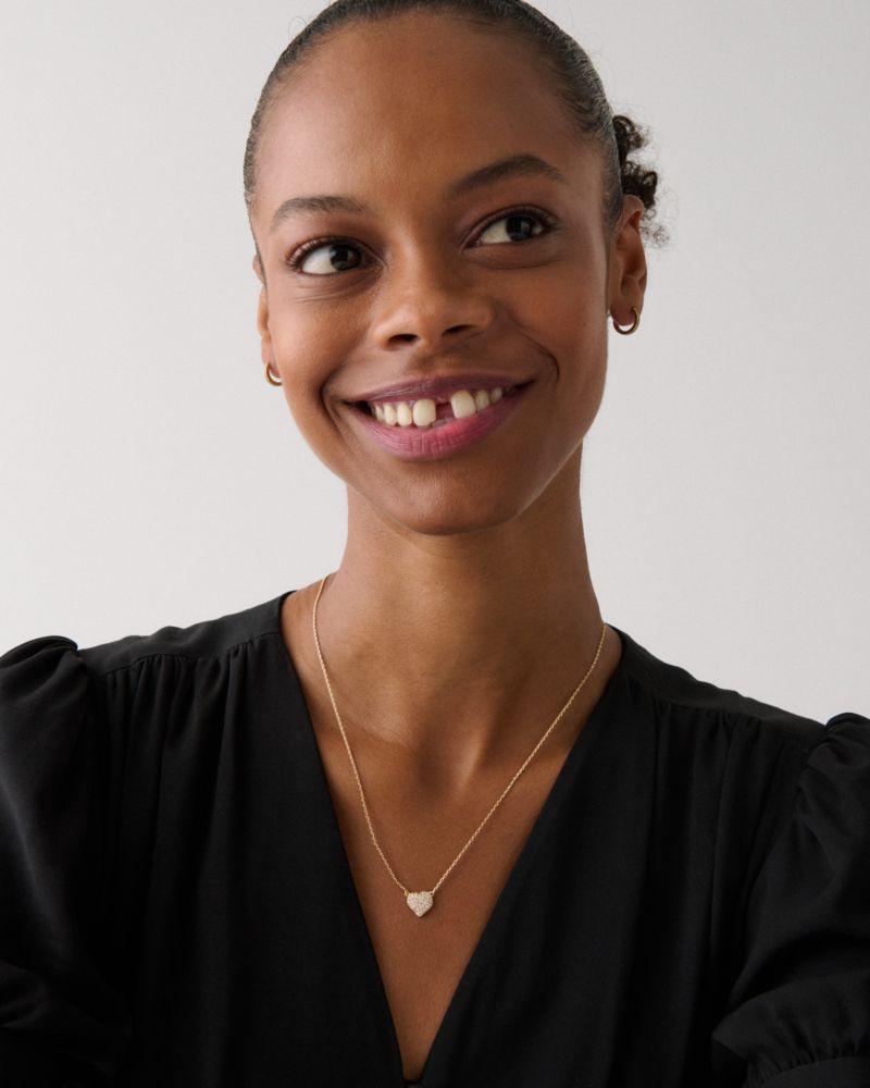 Kate Spade,Amour Pave Pendant,