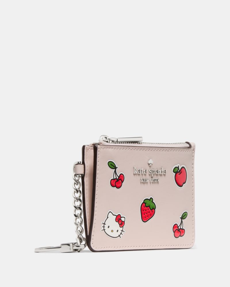 Kate Spade,Hello Kitty X Ksny New York Sticker Key Ring Card Holder,