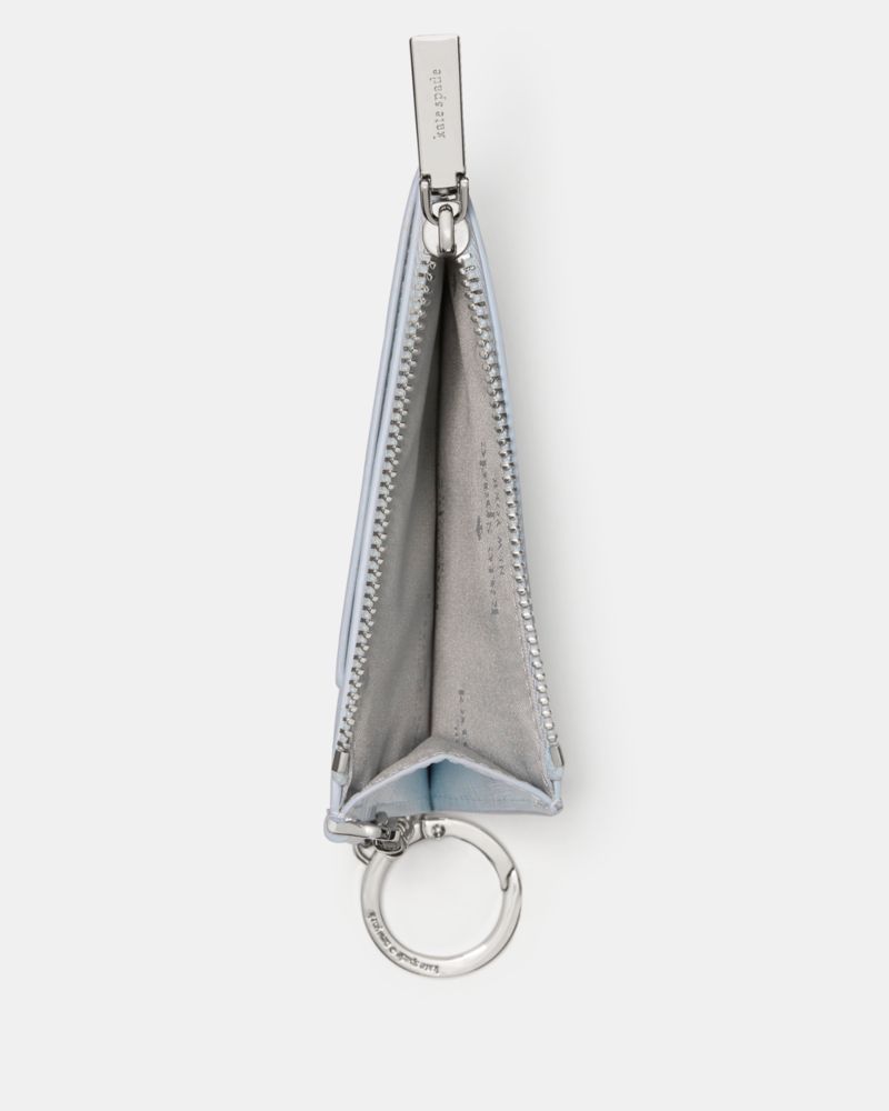 Kate Spade,Key Ring Card Holder,Leather,Coin,Card Case,Metal,Logo,Key Ring,Casual,