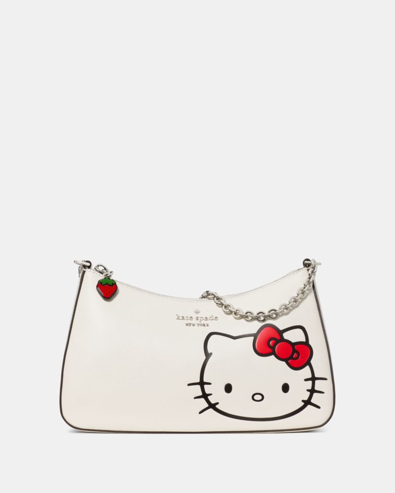 Kate Spade,Hello Kitty And Friends X Kate Spade New York Crossbody Bag with Hello Kitty,Leather,Crossbody,Logo,Metal,Penda...,