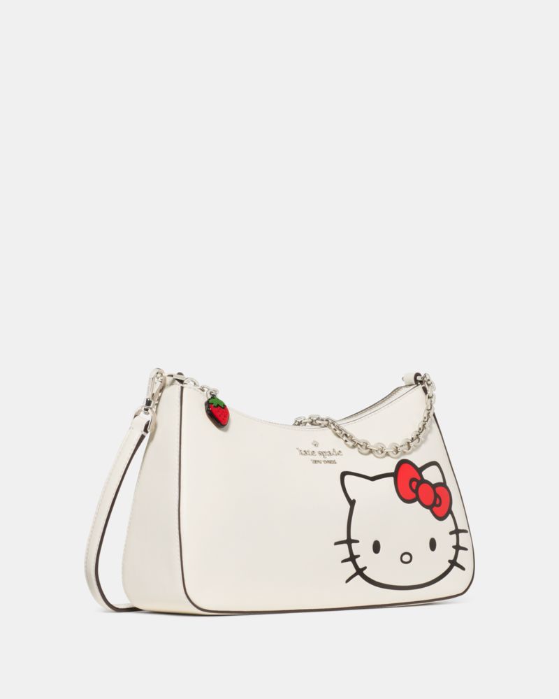 Kate Spade,Hello Kitty And Friends X Kate Spade New York Crossbody Bag with Hello Kitty,Leather,Crossbody,Logo,Metal,Penda...,