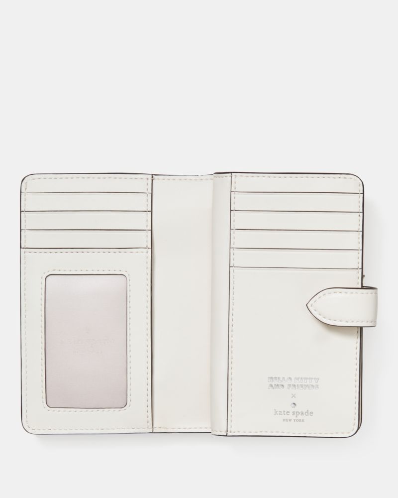 Kate Spade,Hello Kitty X Ksny New York Friends Medium Bifold Wallet,