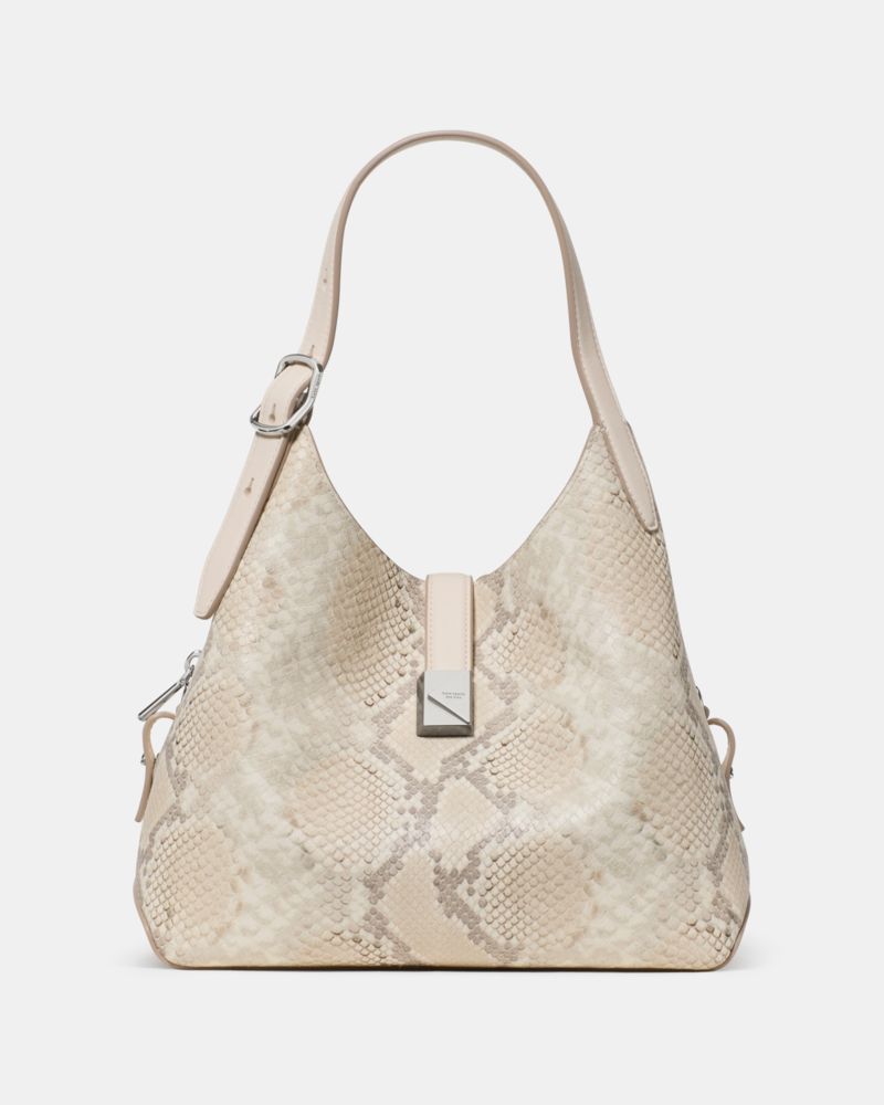 Kate Spade,Deco Snake Embossed Crossbody Tote Bag,