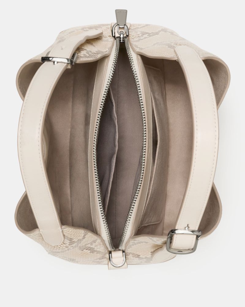 Kate Spade,Deco Snake Embossed Crossbody Tote Bag,