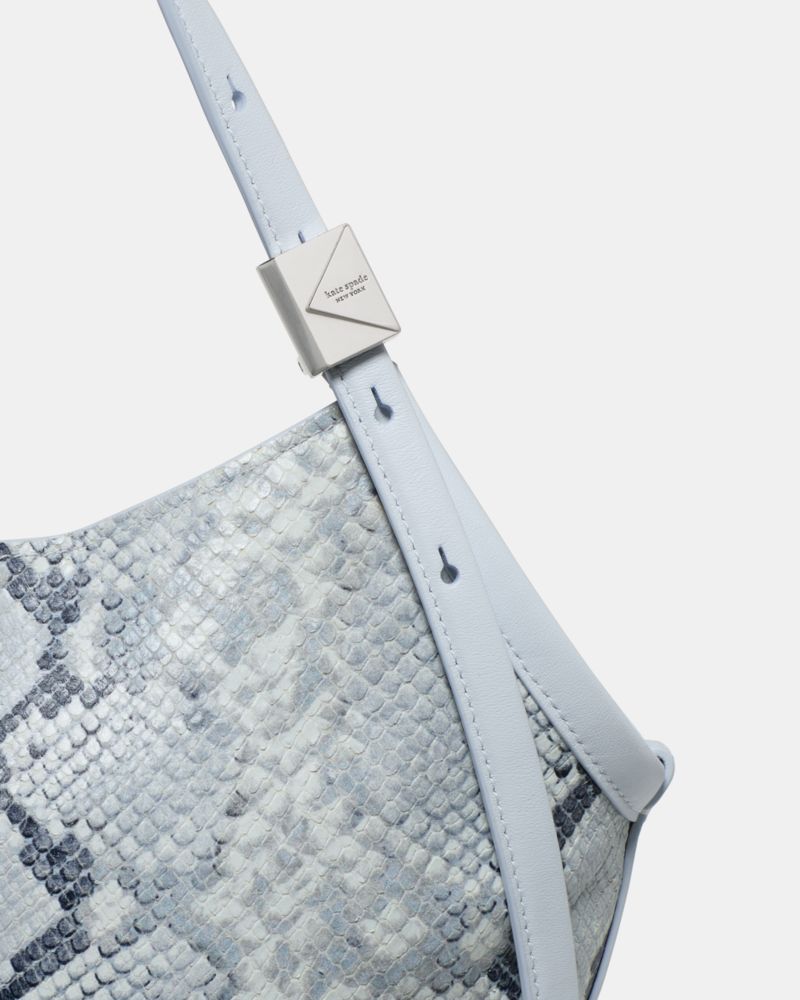 Kate Spade,Deco Snake Embossed Small Tulip Tote Bag,