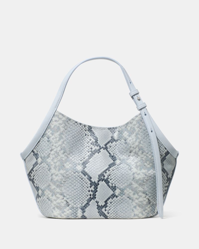 Kate Spade,Deco Snake Embossed Small Tulip Tote Bag,