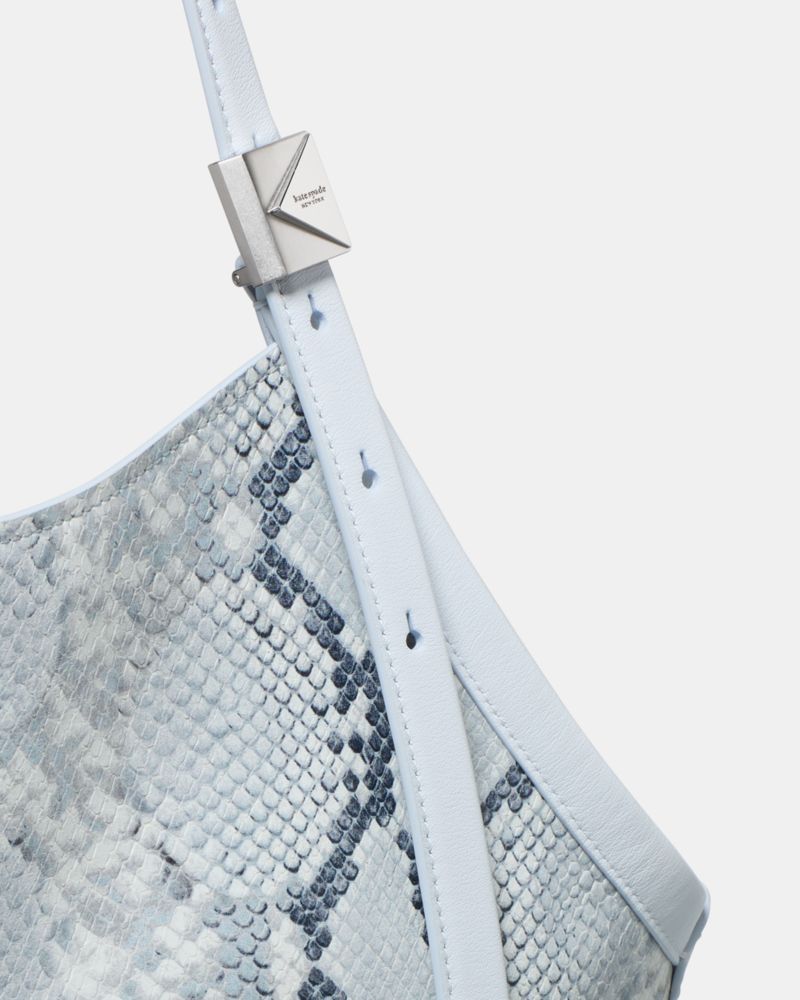 Kate Spade,Deco Snake Embossed Tulip Tote Bag,