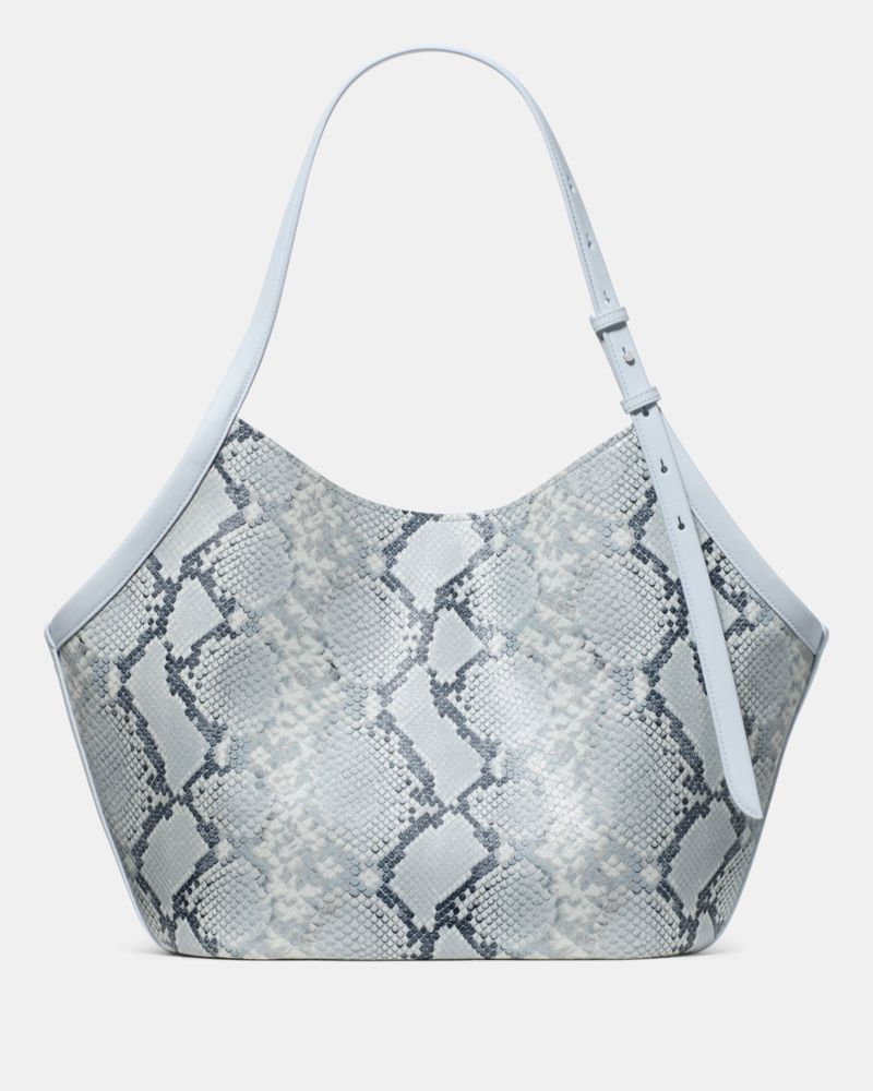 Kate Spade,Deco Snake Embossed Tulip Tote Bag,