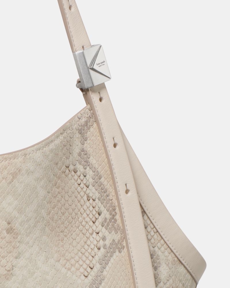 Kate Spade,Deco Snake Embossed Tulip Tote Bag,