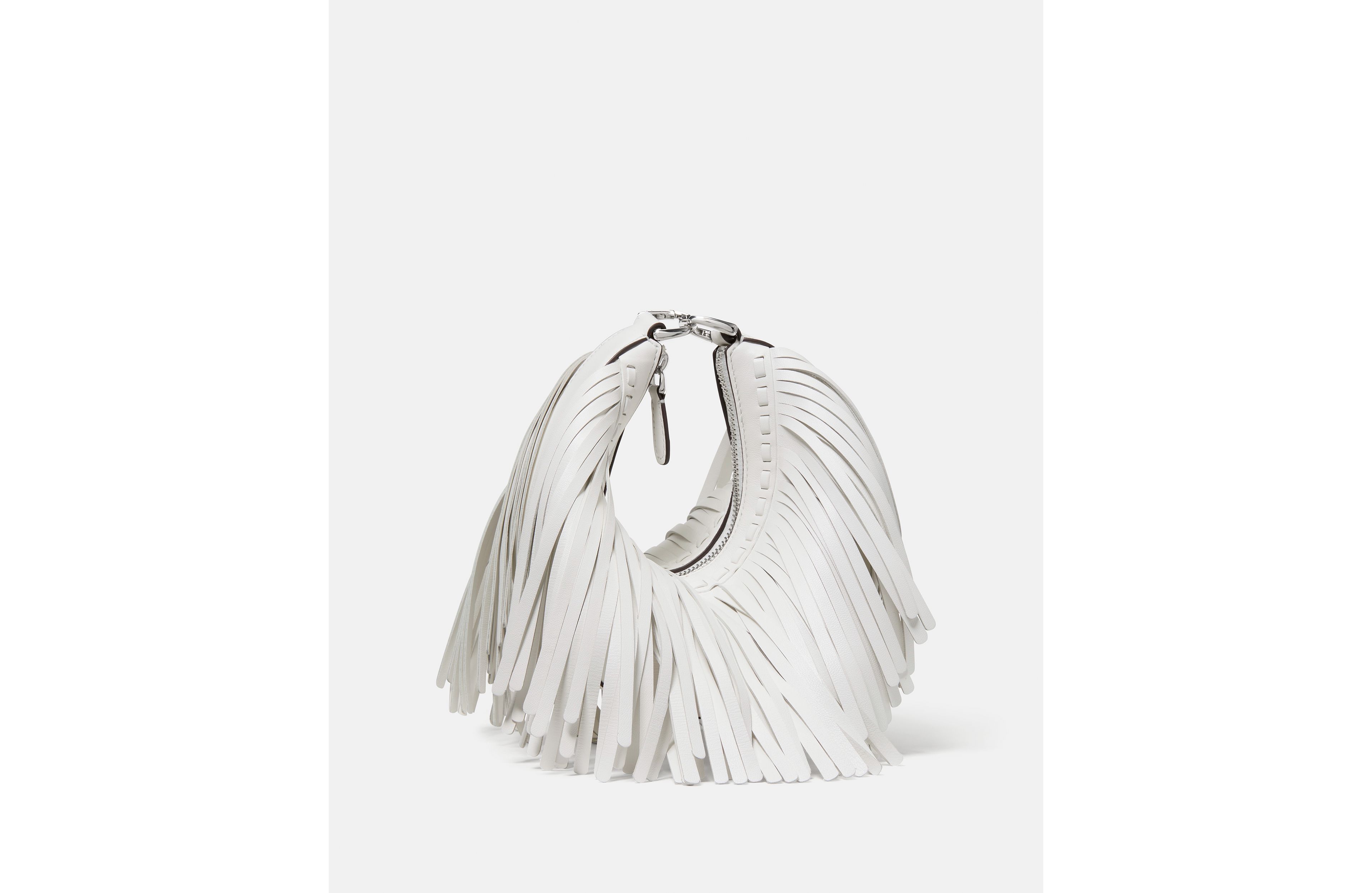 Duo Fringe Leather Crossbody Bag