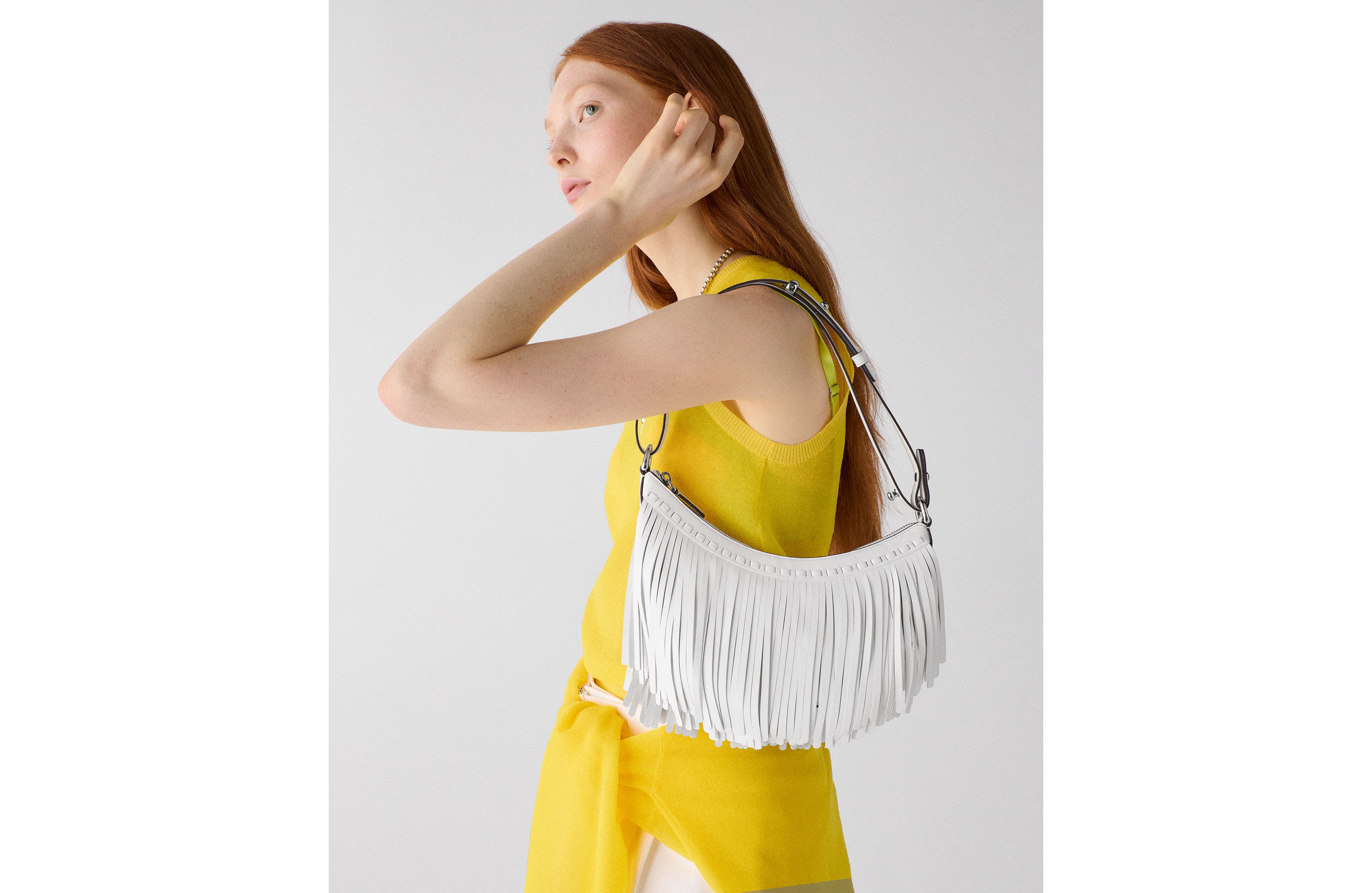 Duo Fringe Leather Crossbody Bag