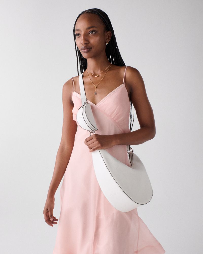 Kate Spade,ケーエスデュオ ラージ クロスボディ バッグ,ショルダー・クロスボディ,トゥルーホワイト