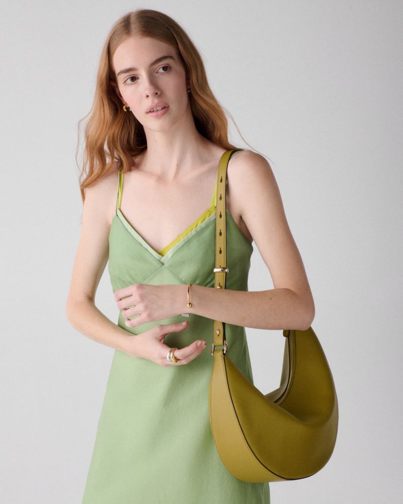 Kate Spade,Duo Large Crossbody Bag,Leather,Crossbody,Casual,