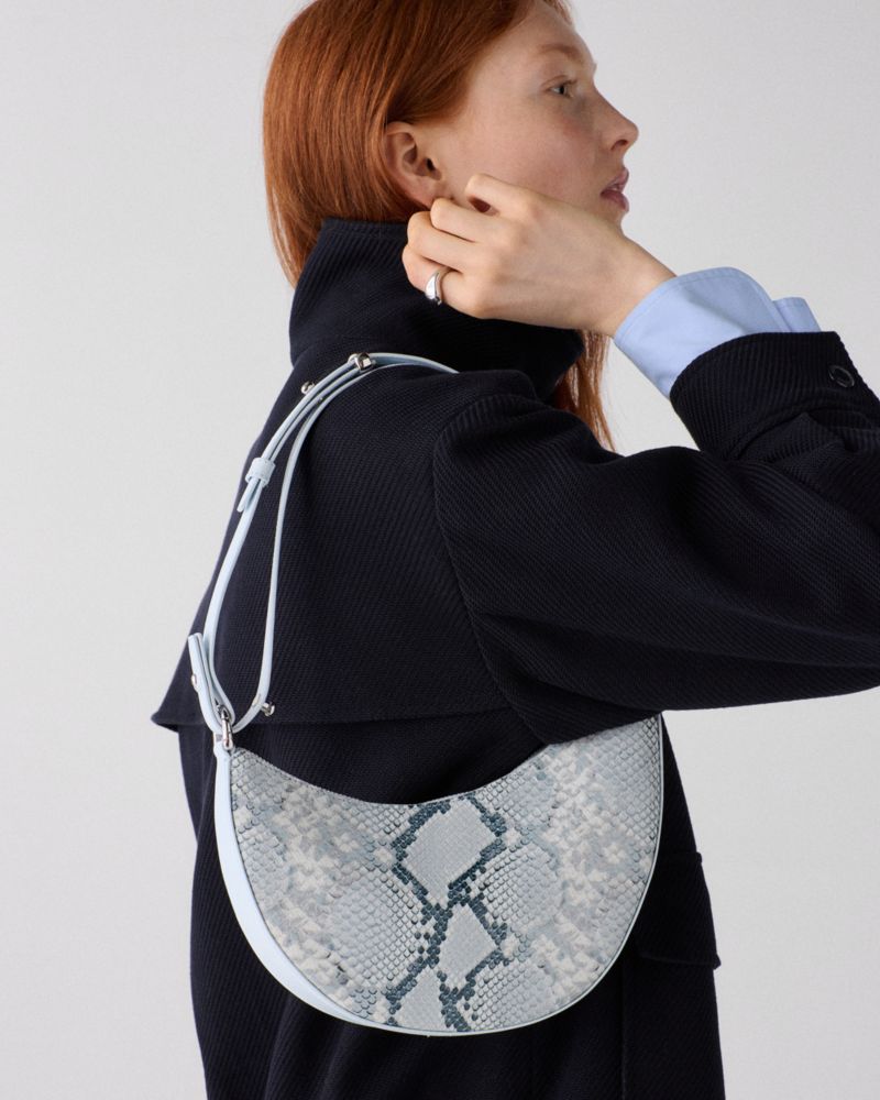 Kate Spade,Duo Snake Embossed Crossbody Bag,