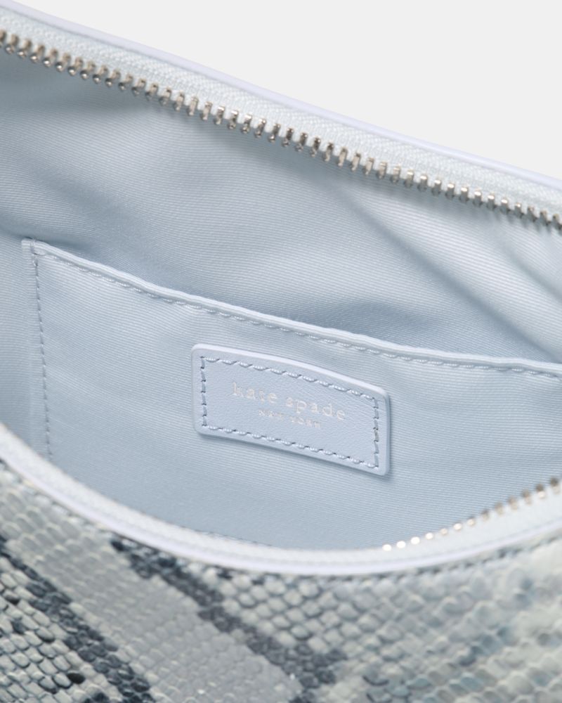 Kate Spade,Duo Snake Embossed Crossbody Bag,Leather,Crossbody,Gusset,Day Party,Multi Color