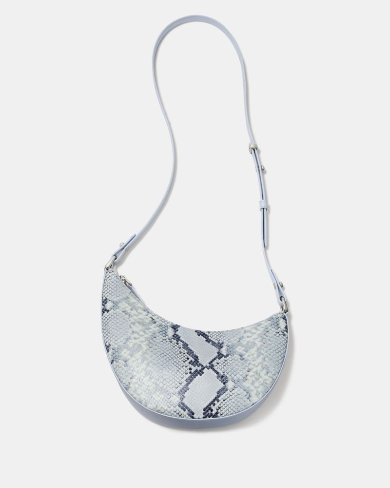 Kate Spade,Duo Snake Embossed Crossbody Bag,Leather,Crossbody,Gusset,Day Party,Multi Color