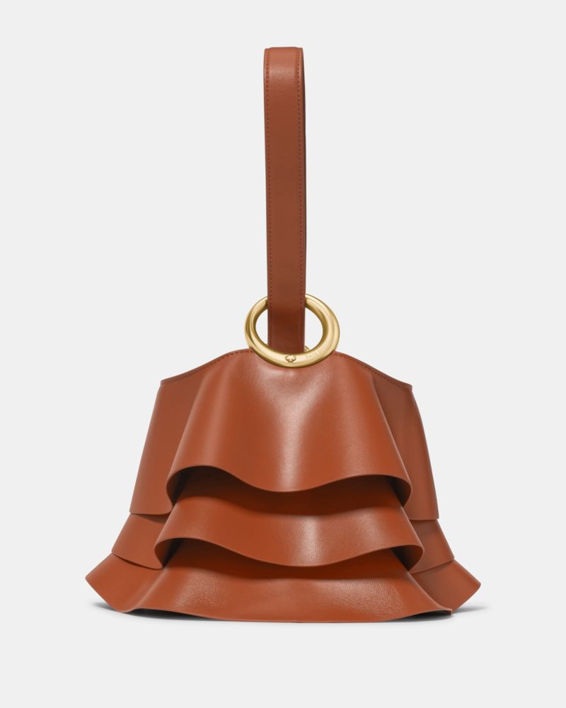 Kate Spade,Halo Pleated Wave Mini Bucket Bag,