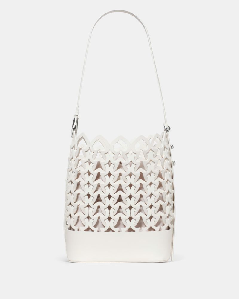 Kate Spade,Halo Woven Bucket Bag,