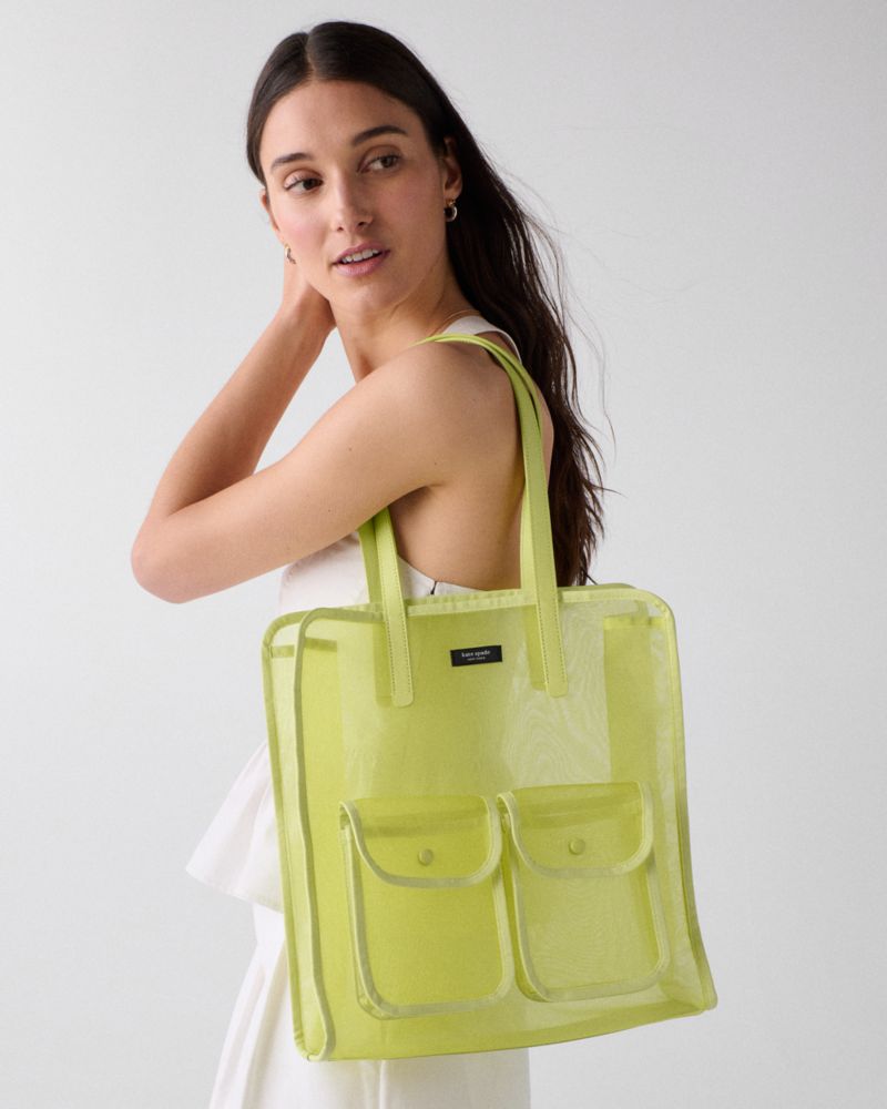 Kate Spade,Breezy Mesh Tote Bag,